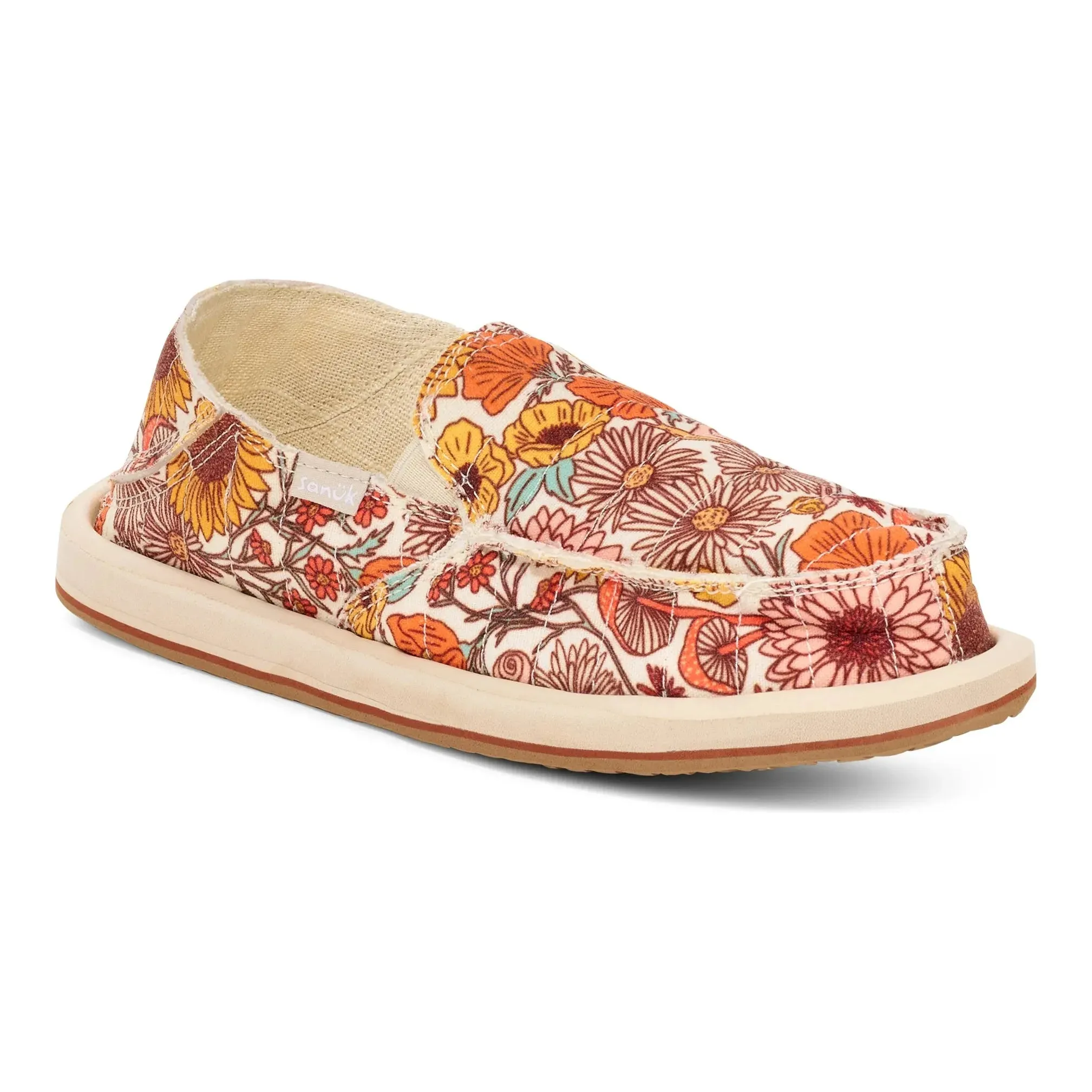 Women's Sanuk Donna Floral Quilt Casuals 1165291-SNSH